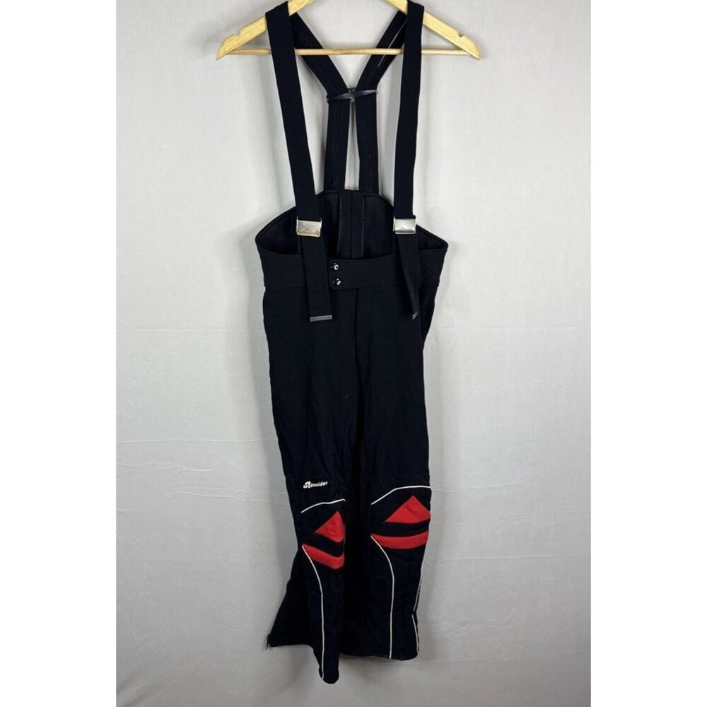 Schneider Sportswear Ski Bib Pants Men’s 30x26 Black Insulated Austria Made